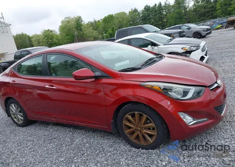 2016 Hyundai Elantra Se/Sport/Limited из США, поврежденный, VIN 5NPDH4AE8GH655130